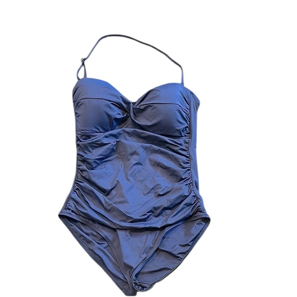 Anne Cole Elegant Navy Blue Swimsuit size 14